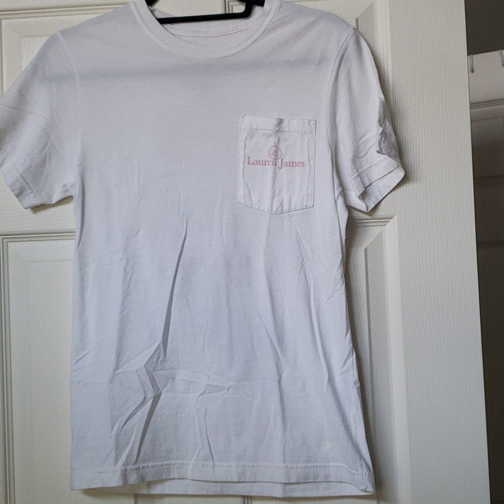 White Lauren James tshirt